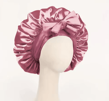 Adjustable Satin Bonnet For Sleeping With Tie Band  Soft Hair Protection For Women And Men 5