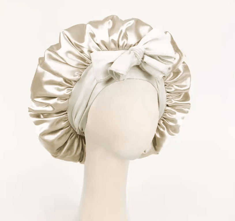 Adjustable Satin Bonnet For Sleeping With Tie Band  Soft Hair Protection For Women And Men 7