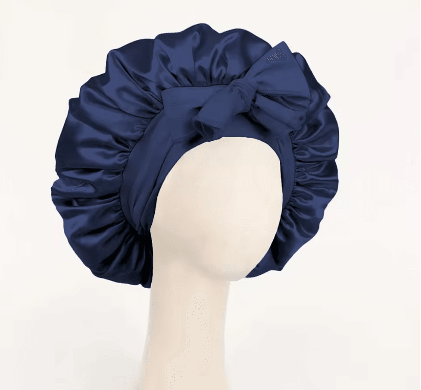 Adjustable Satin Bonnet For Sleeping With Tie Band  Soft Hair Protection For Women And Men 15