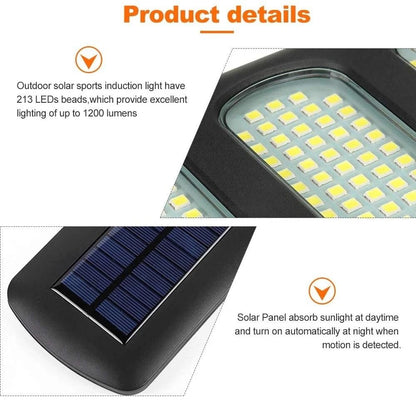 600W LED Solar Lights With PIR Motion Sensor Waterproof Outdoor Wall Lamp For Garden Yard  Patio 12 4