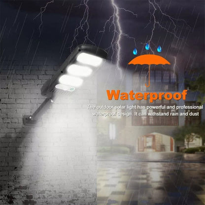 600W LED Solar Lights With PIR Motion Sensor Waterproof Outdoor Wall Lamp For Garden Yard  Patio 12 5