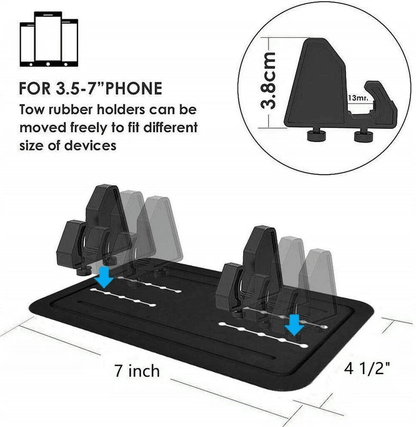 Universal Car Dashboard Anti Slip Mat  Mount Holder Stand Non Toxic Rubber Phone GPS Pad For Smartp 2