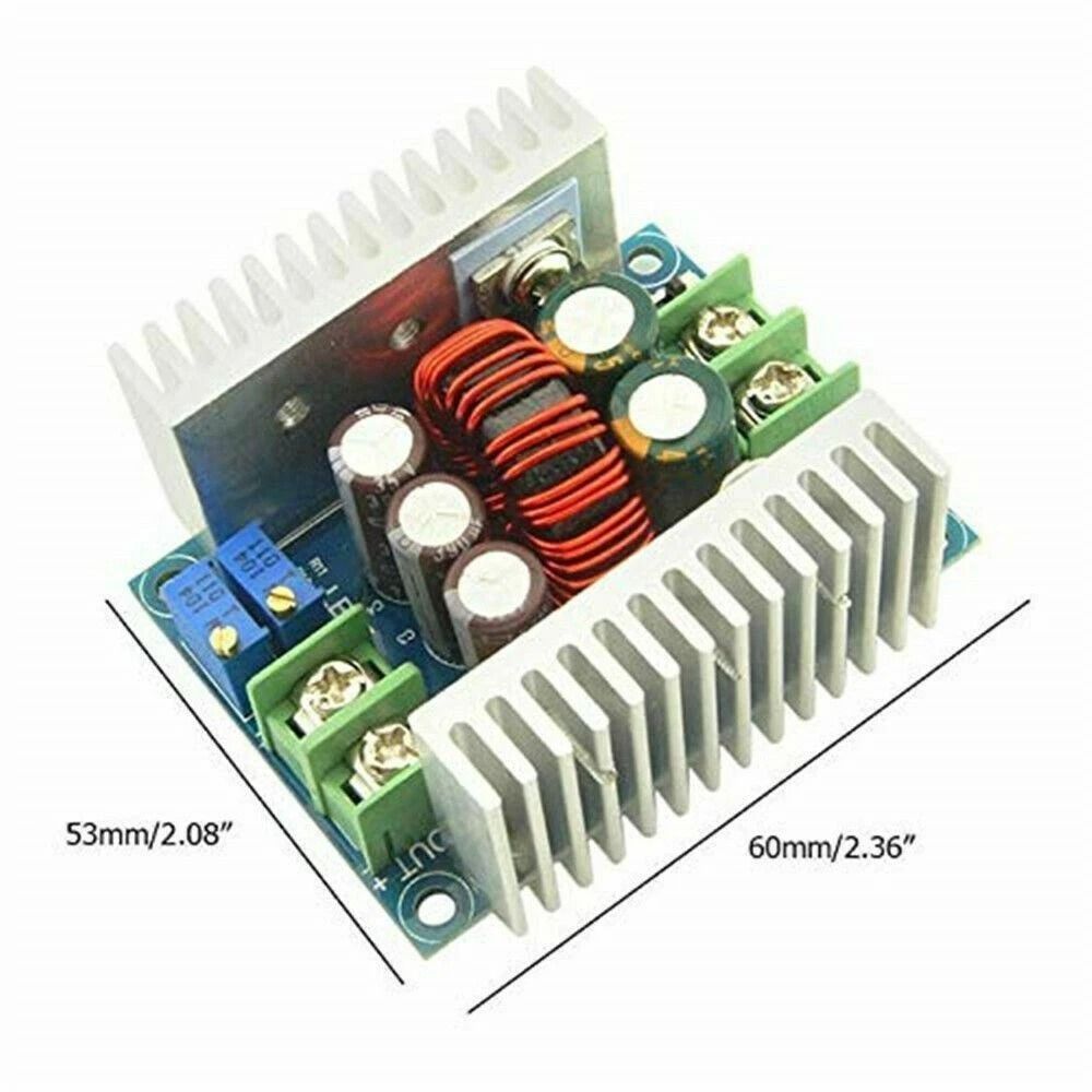 20A 300W DC Step Down Buck Converter Adjustable Voltage Current Power Supply For Charging LED Drive 5