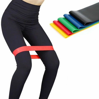 5Pack Resistance Bands Loop Set Workout CrossFit Yoga  Booty Band For Home Fitness 1