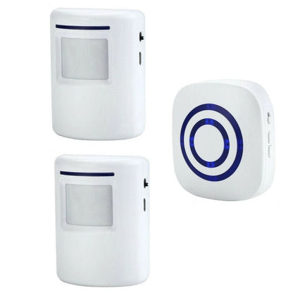 Wireless Motion Sensor Alarm Door Chime 500ft Range Entry Alert With Plugin Receiver Gate Detector  3