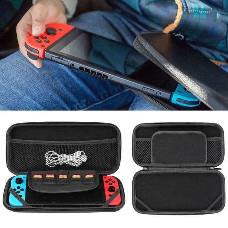 Nintendo Switch Accessories Bundle, Case Bag, Shell Cover, Charging Cable & Screen Protector