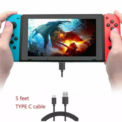 Nintendo Switch Accessories Bundle Case Bag Shell Cover Charging Cable  Screen Protector 1