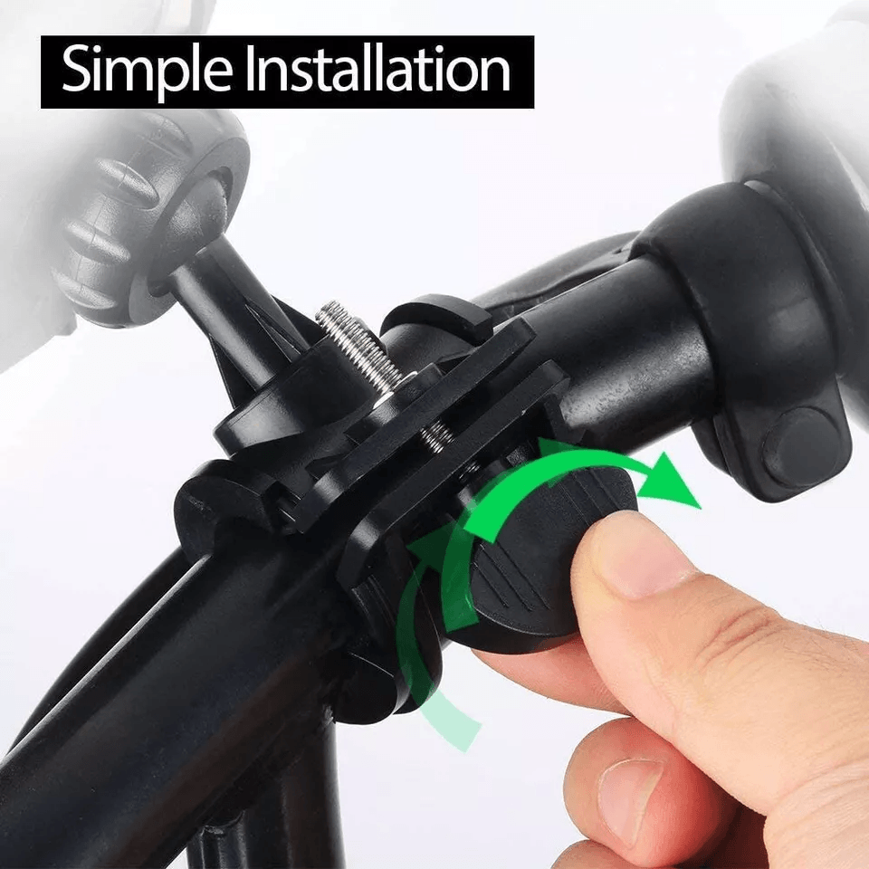 Universal Bike Motorcycle Handlebar Phone Mount Holder For Cell Phone GPS Anti Vibration Clamp For  4