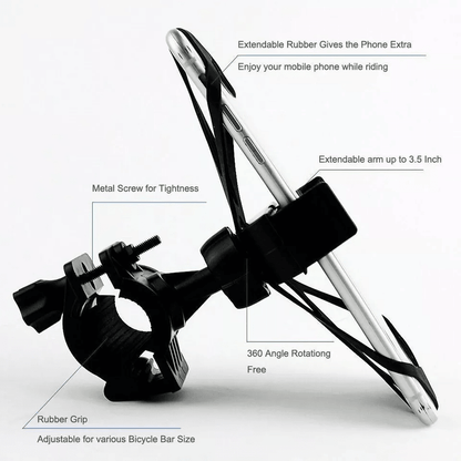 Universal Bike Motorcycle Handlebar Phone Mount Holder For Cell Phone GPS Anti Vibration Clamp For  2