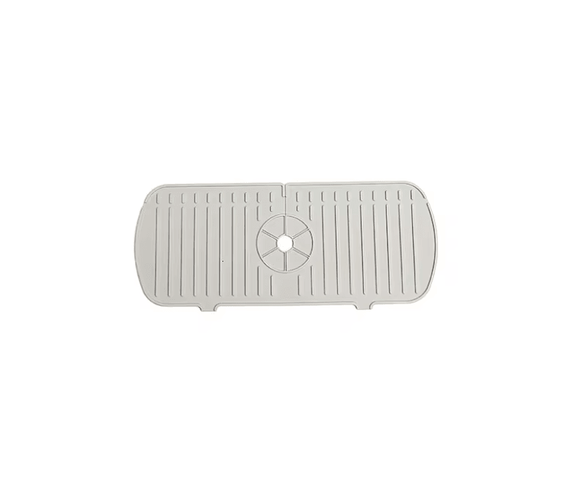 Silicone Sink Splash Guard And Faucet Drip Catcher  Flexible Tap Mat For Kitchens And Bathrooms 2
