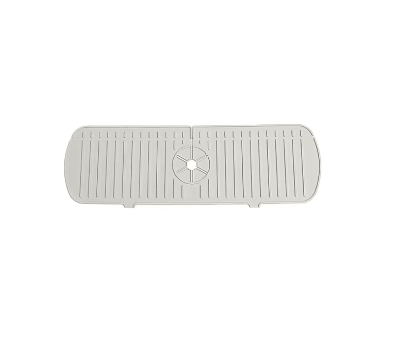 Silicone Sink Splash Guard And Faucet Drip Catcher  Flexible Tap Mat For Kitchens And Bathrooms 4