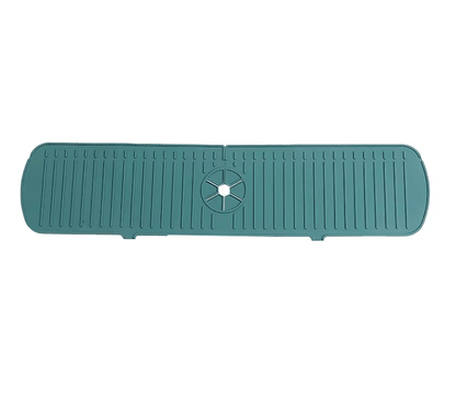 Silicone Sink Splash Guard And Faucet Drip Catcher  Flexible Tap Mat For Kitchens And Bathrooms 9