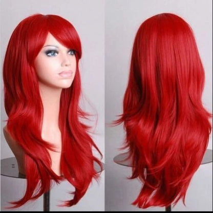 Long Curly Fashion Wig 70cm  Wavy Anime Cosplay Costume Party Hair For Women  Girls 4