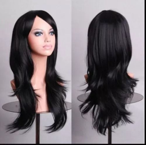 Long Curly Fashion Wig 70cm  Wavy Anime Cosplay Costume Party Hair For Women  Girls 5