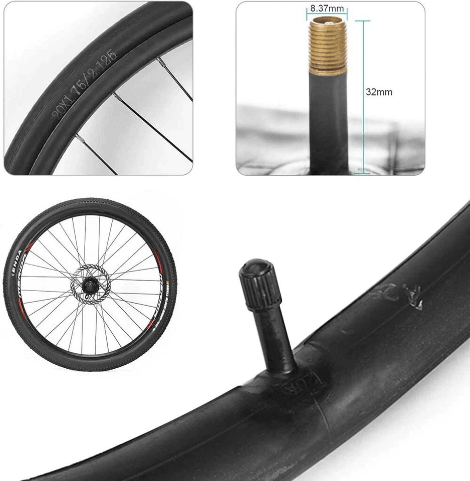 Heavy Duty Inner Bike Tube Bicycle Rubber Tire Interior For BMX MTB Cruiser And Hybrid Bicycles 1