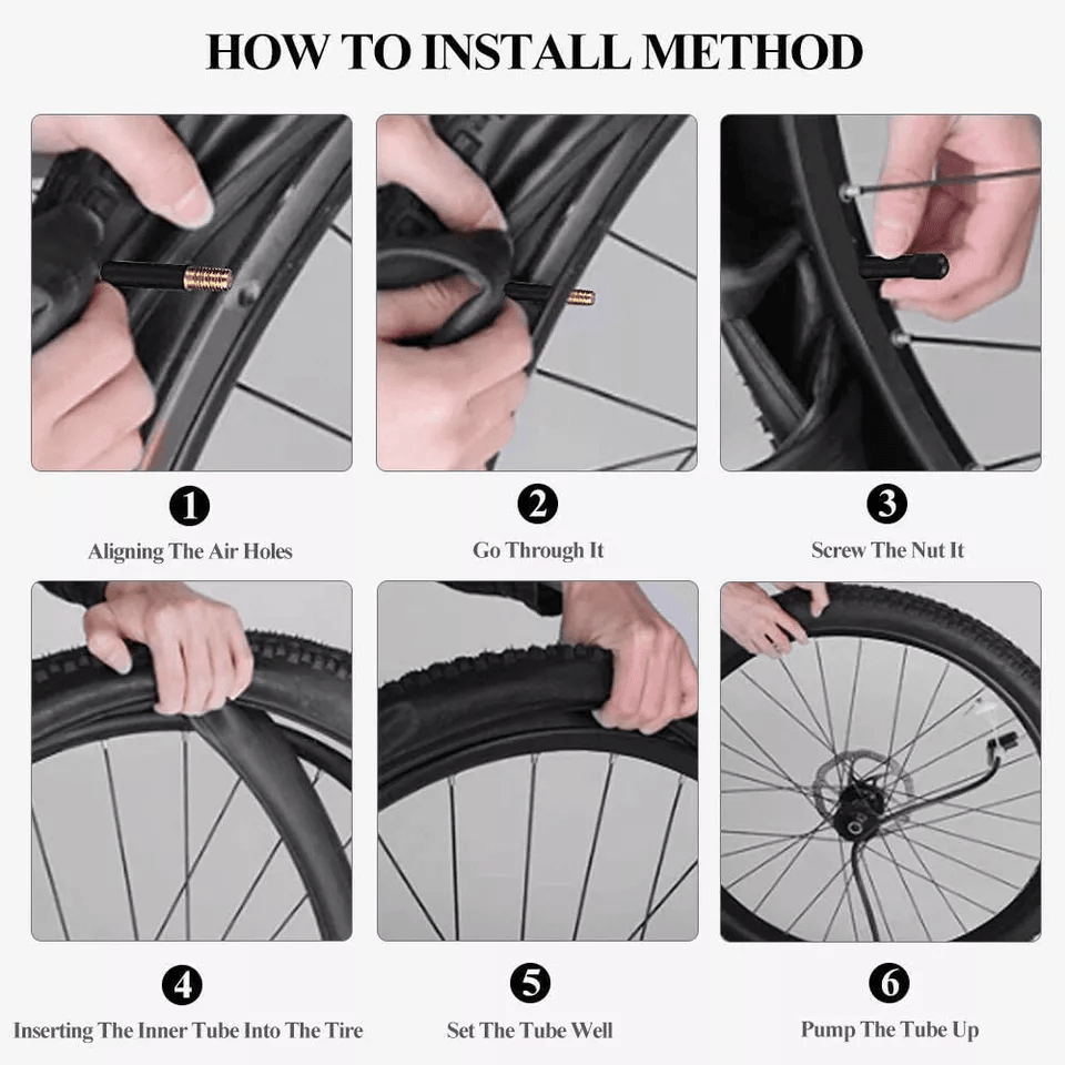 Heavy Duty Inner Bike Tube Bicycle Rubber Tire Interior For BMX MTB Cruiser And Hybrid Bicycles 2