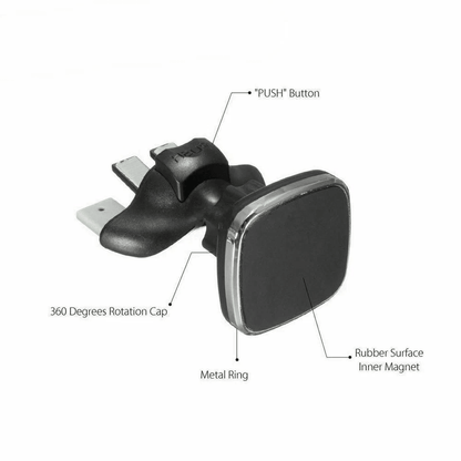 NEW Magnetic Car CD Slot Air Vent Mount Holder Stand Cradle For Phone GPS Adjustable ABS Silicone D 2