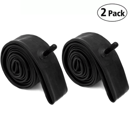 Heavy Duty Inner Bike Tube, Bicycle Rubber Tire Interior for BMX, MTB, Cruiser, and Hybrid Bicycles