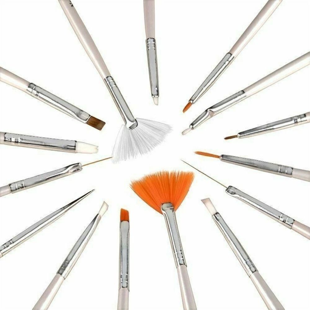 27 Pcs Nail Art Design Set Dotting Painting Tools Polish Brush Pens  Drawing Kit For SalonQuality M 2