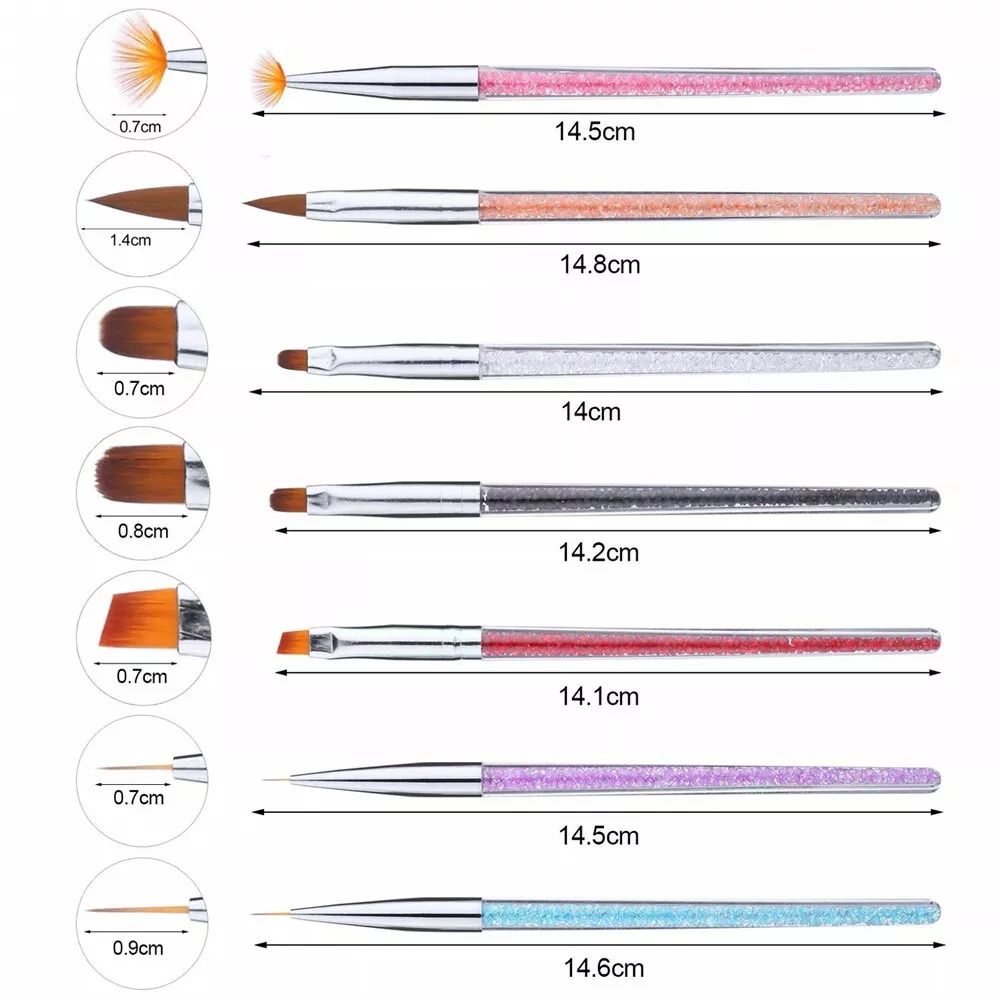 27 Pcs Nail Art Design Set Dotting Painting Tools Polish Brush Pens  Drawing Kit For SalonQuality M 4