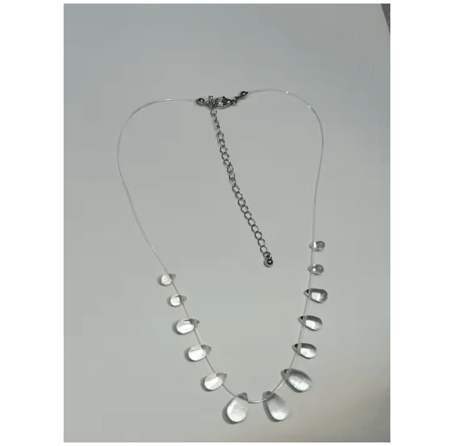 Handmade Crystal Necklace And Earrings Set  Elegant Wedding Jewelry For Women And Girls 1