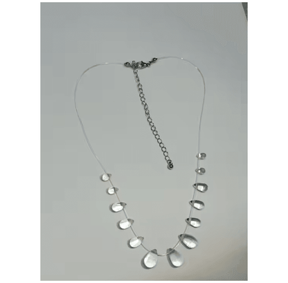 Handmade Crystal Necklace And Earrings Set  Elegant Wedding Jewelry For Women And Girls 1