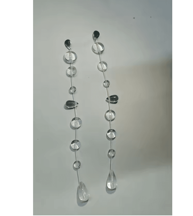 Handmade Crystal Necklace And Earrings Set  Elegant Wedding Jewelry For Women And Girls 3
