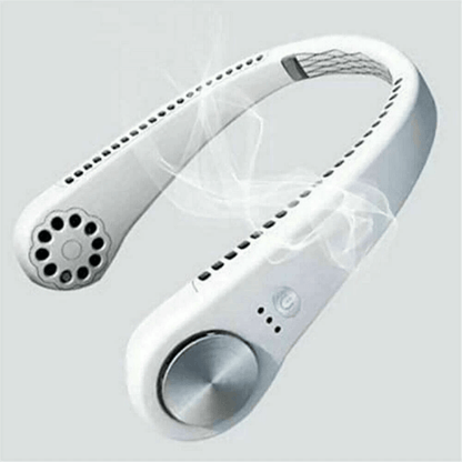 USB Portable Hanging Neck Fan, Cooling Air Cooler Mini Electric Air Conditioner for Personal Wearable Cooling Outdoors