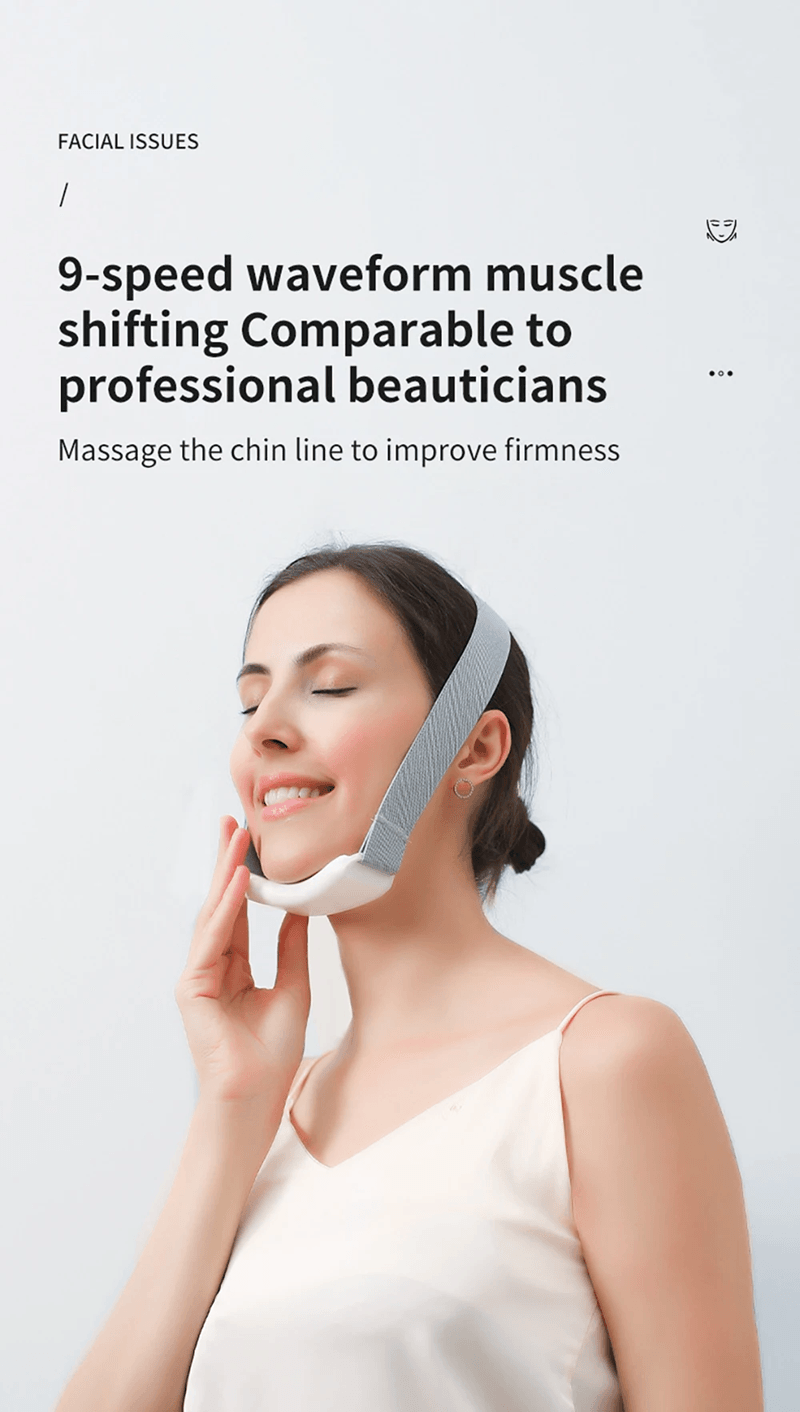 EMS Face Lifting Massager  Microcurrent V Face Lift Device For Wrinkle Reduction And Double Chin Re 3