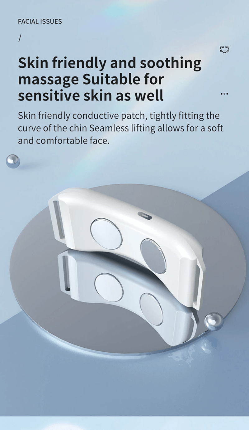 EMS Face Lifting Massager  Microcurrent V Face Lift Device For Wrinkle Reduction And Double Chin Re 4