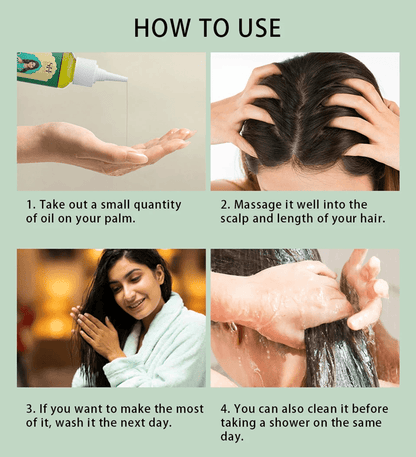 Ayurvedic Hair Growth Oil  Organic Anti Hair Loss Serum For Fast Regrowth And Thicker Healthier Hai 3