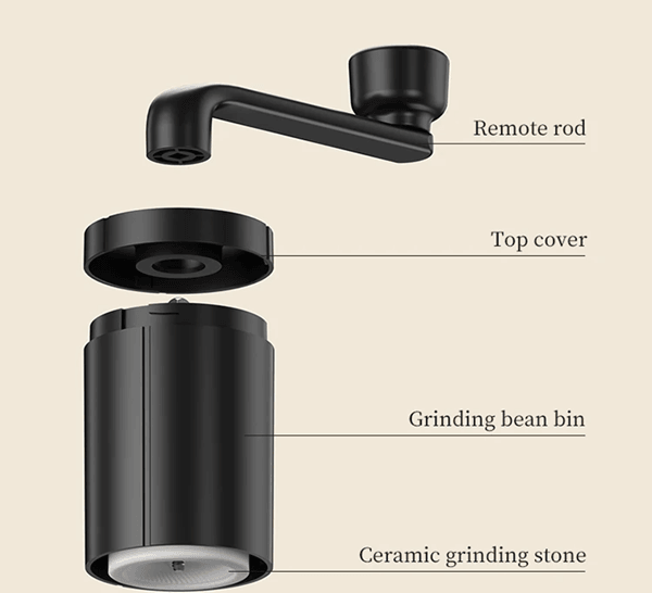 Manual Coffee Grinder  Portable Hand Crank Coffee Mill With Adjustable Coarseness For Home And Trav 2