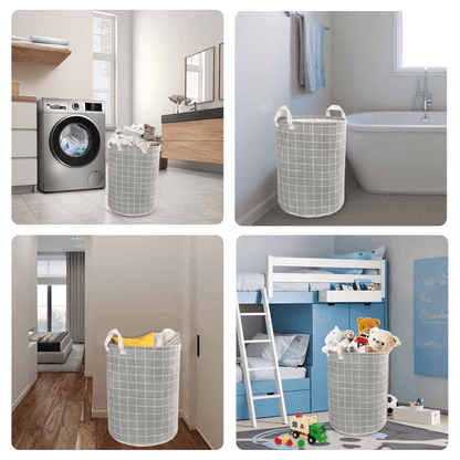 Foldable Laundry Hamper With Waterproof Coating Large Dirty Clothes Basket  Wash Bag Organizer For  4