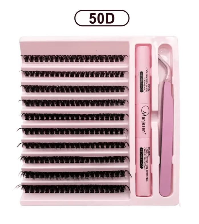 DIY Lash Extension Kit  200 Piece Cluster Lashes With Bond And Seal For At Home Use 5