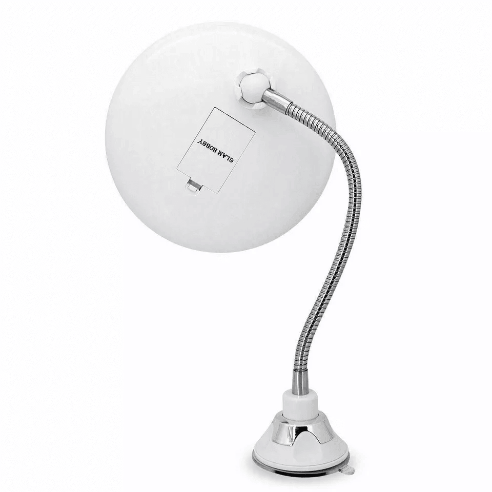 Gooseneck Magnifying Makeup Mirror With LED Light Adjustable Magnification Bathroom Vanity Mirror F 2