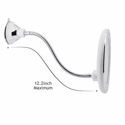 Gooseneck Magnifying Makeup Mirror With LED Light Adjustable Magnification Bathroom Vanity Mirror F 4