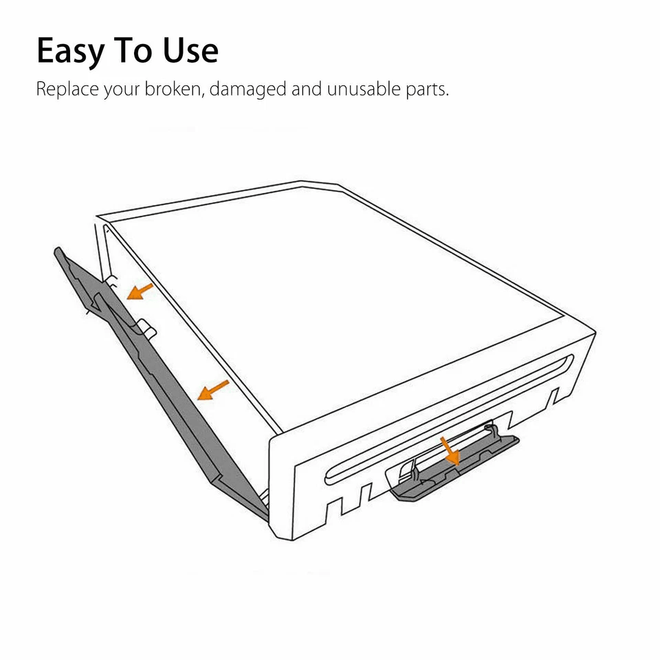 Memory Card Door Slot Cover Lids Set For Nintendo Wii Console Premium Replacement Slot Covers 4