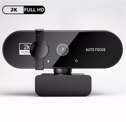2K HD Webcam With Microphone  Ring Light Autofocus Pro Computer Camera For Gaming Streaming And Con 1