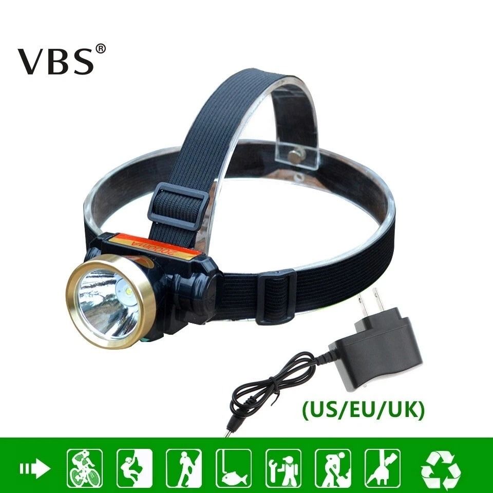 UltraBright 5000LM Waterproof Headlamp USB Rechargeable LED Head Light For Outdoor Adventures 4