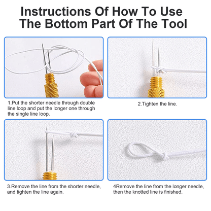 Fishing Knot Quick Tying Tool Hook Nipper Clipper  Line Cutter Tie Knotter Outdoor 5