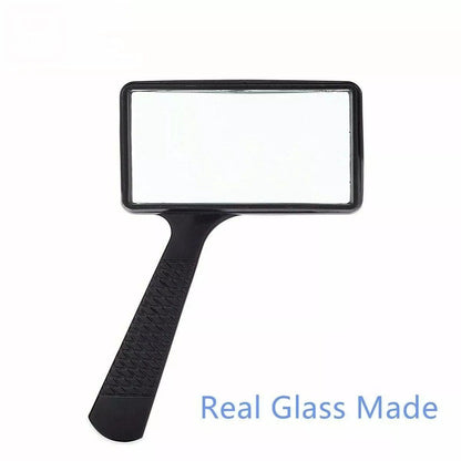 Handheld Rectangular 3X Magnifying Glass Optical Glass Lens For Reading Jewelry Hobbies  Low Vision 1