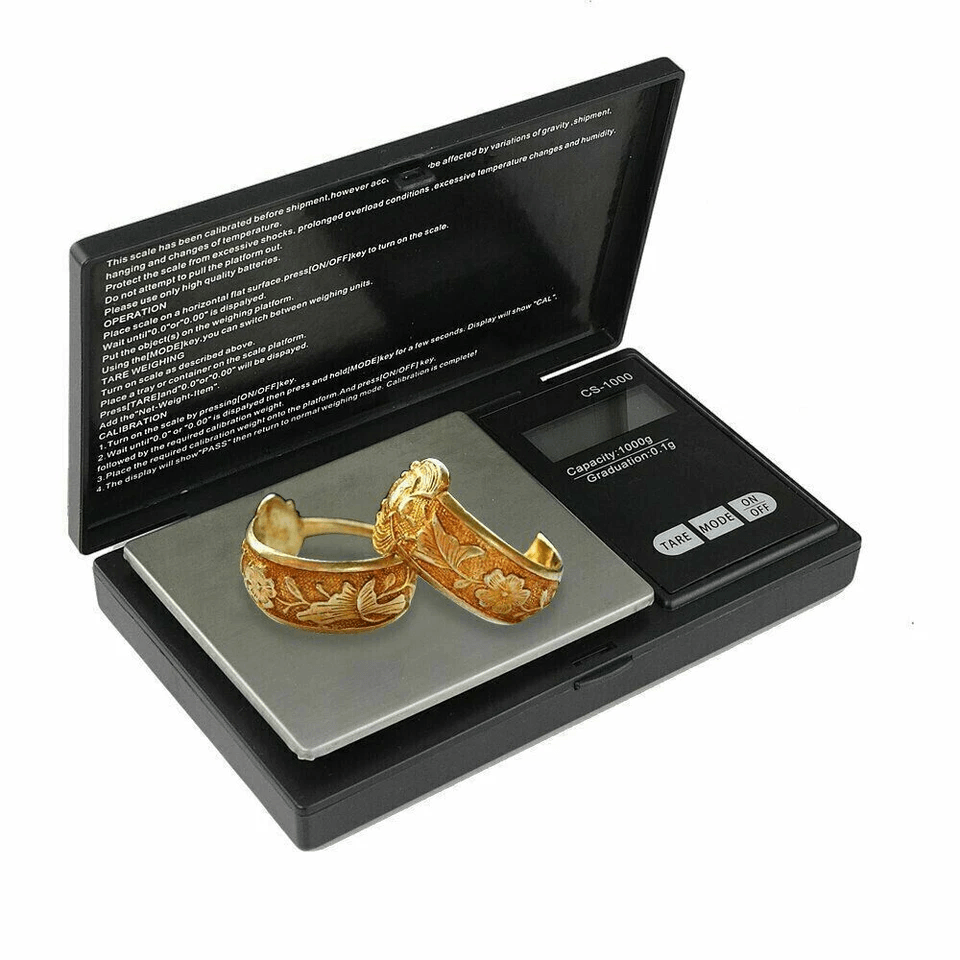 High Precision Digital Scale Jewelry Gram Silver Gold Coin Pocket Size Herb Grain Weight Balance 2