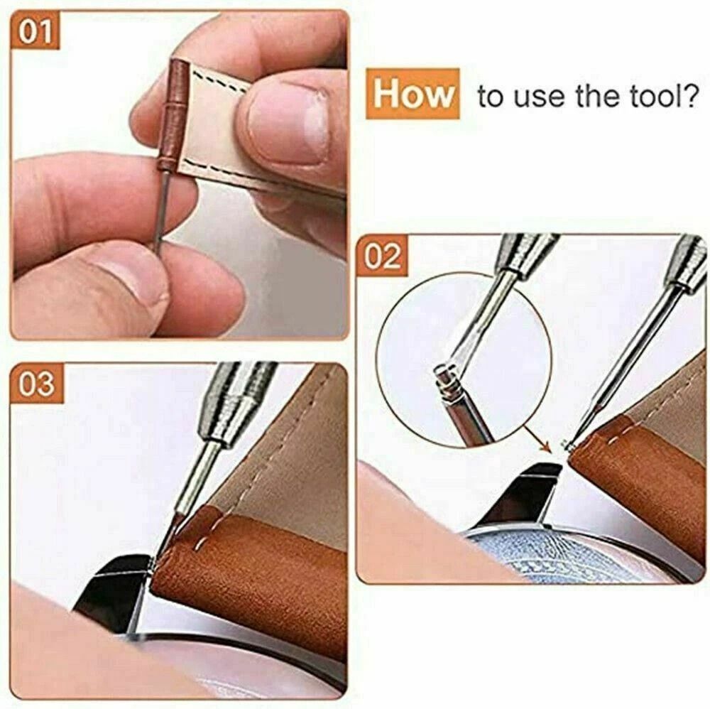 360pcs Watch Spring Bars Kit  Stainless Steel Watch Band Pins For Repair Removal  Strap Replacement 4