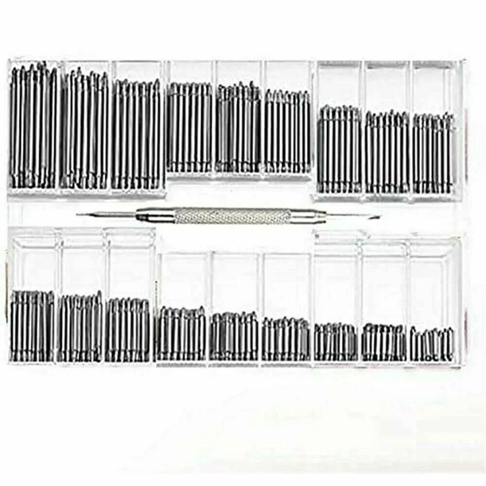 360pcs Watch Spring Bars Kit  Stainless Steel Watch Band Pins For Repair Removal  Strap Replacement 8