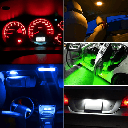 LED Speedometer Instrument Gauge Cluster Dash Light Bulbs Super Bright Lifespan Plug And Play 3