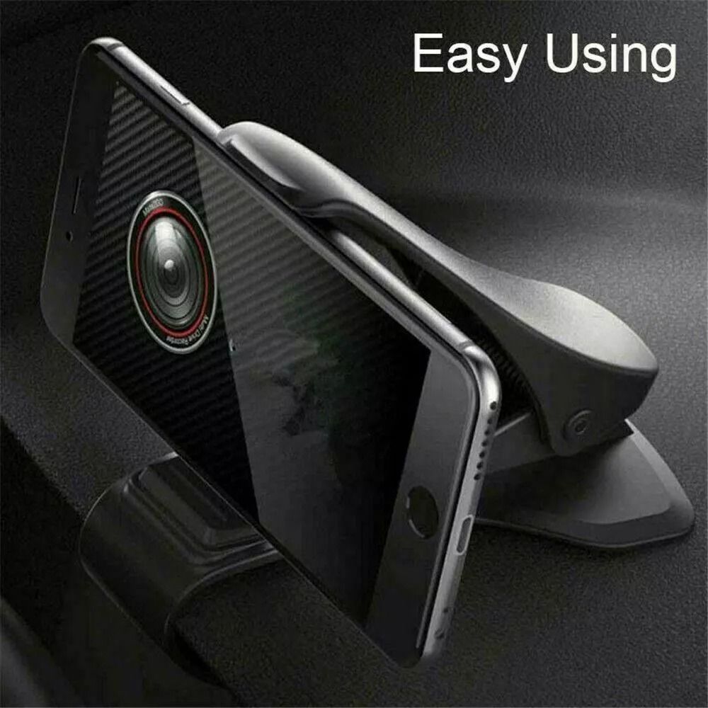 Universal Car Dashboard Mount Holder Stand  HUD Design Phone Cradle For Cell Phone  GPS  NonSlip Si 3