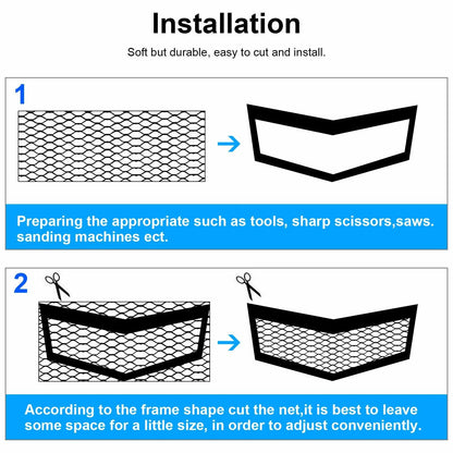 Aluminum Rhombic Mesh Grill Universal Car Grille Mesh Net Sheet For Custom Auto Upgrades 1