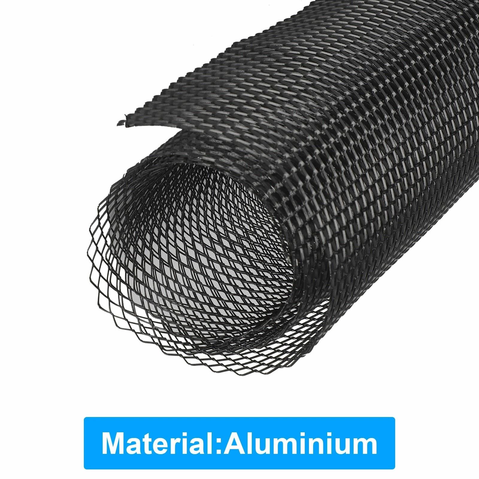 Aluminum Rhombic Mesh Grill Universal Car Grille Mesh Net Sheet For Custom Auto Upgrades 4