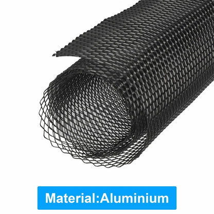 Aluminum Rhombic Mesh Grill Universal Car Grille Mesh Net Sheet For Custom Auto Upgrades 4
