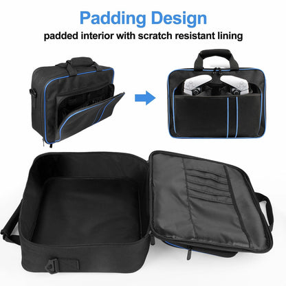 PS5 Travel Carrying Case Portable Storage Bag For PS5 Console Games Accessories Durable Handbag Wit
